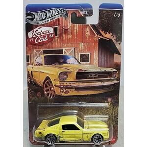 Hot Wheels 2025 Silver Series 1968 Vintage Club ‘65 Mustang 2+2 Fastback #1/5